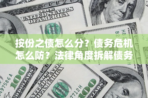 武汉按份之债怎么分？债务危机怎么防？法律角度拆解债务分配与风险自保指南