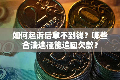 武汉如何起诉后拿不到钱？哪些合法途径能追回欠款？