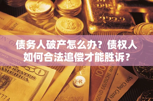 武汉债务人破产怎么办？债权人如何合法追偿才能胜诉？