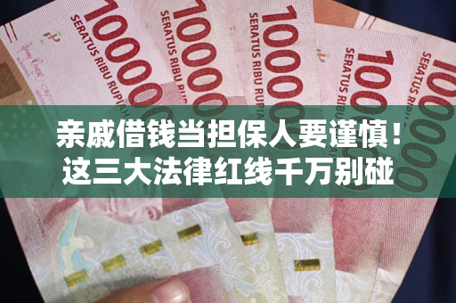 武汉亲戚借钱当担保人要谨慎！这三大法律红线千万别碰