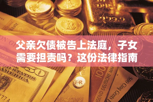 武汉父亲欠债被告上法庭，子女需要担责吗？这份法律指南必须看完