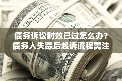 武汉债务诉讼时效已过怎么办？债务人失踪后起诉流程需注意什么？