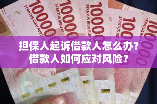 武汉担保人起诉借款人怎么办？借款人如何应对风险？