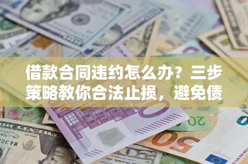 武汉借款合同违约怎么办？三步策略教你合法止损，避免债务危机升级