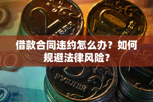 武汉借款合同违约怎么办？如何规避法律风险？