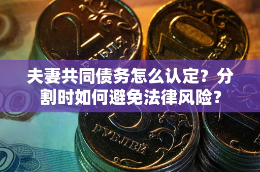 武汉夫妻共同债务怎么认定？分割时如何避免法律风险？
