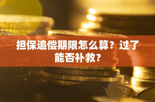 武汉担保追偿期限怎么算？过了能否补救？
